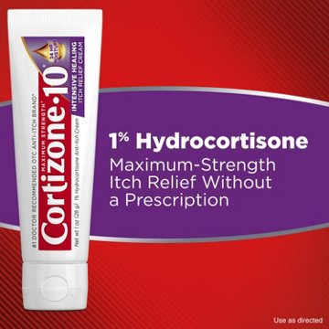 Cortizone 10 Max Strength Intensive Healing Itch Relief Cream, 1 oz