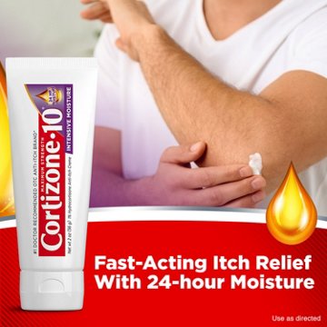 Cortizone 10 Max Strength Intensive Healing Itch Relief Cream, 2 oz