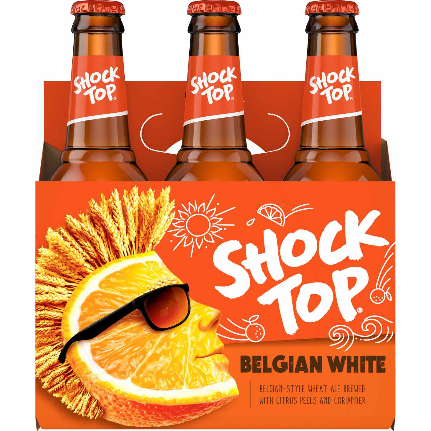 Shock Top Belgian White  Beer 12 oz  Bottles; image 2 of 2