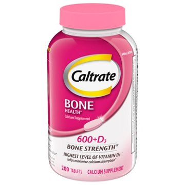 Caltrate Bone Health 600+D3 Calcium Supplement Tablets