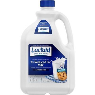 Lactaid 100% Lactose Free 2% Reduced Fat Milk, 96 oz