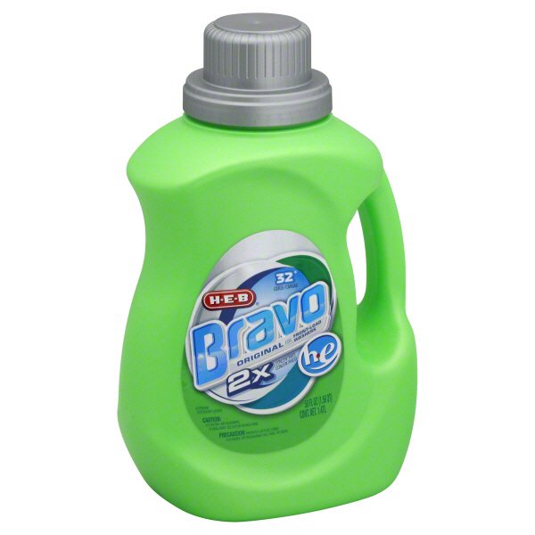 H-E-B Bravo 2X Concentrate Original HE Detergent - Shop Detergent At H-E-B