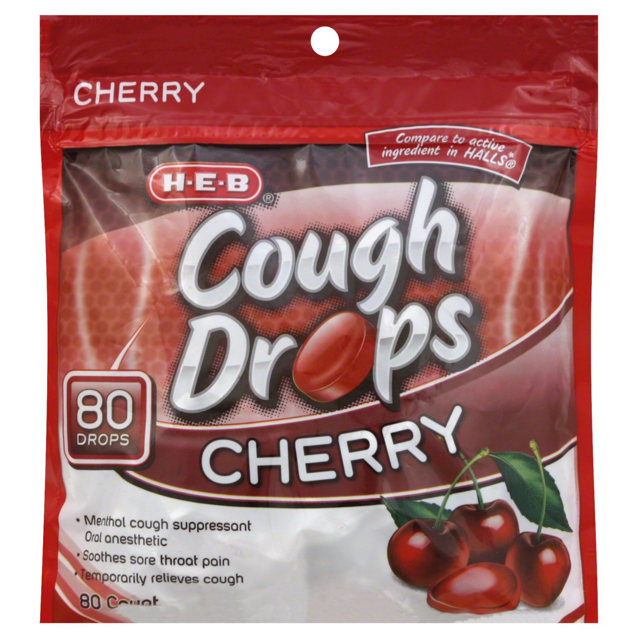 H-E-B Cherry Cough Drops - Shop Cough, Cold & Flu At H-E-B