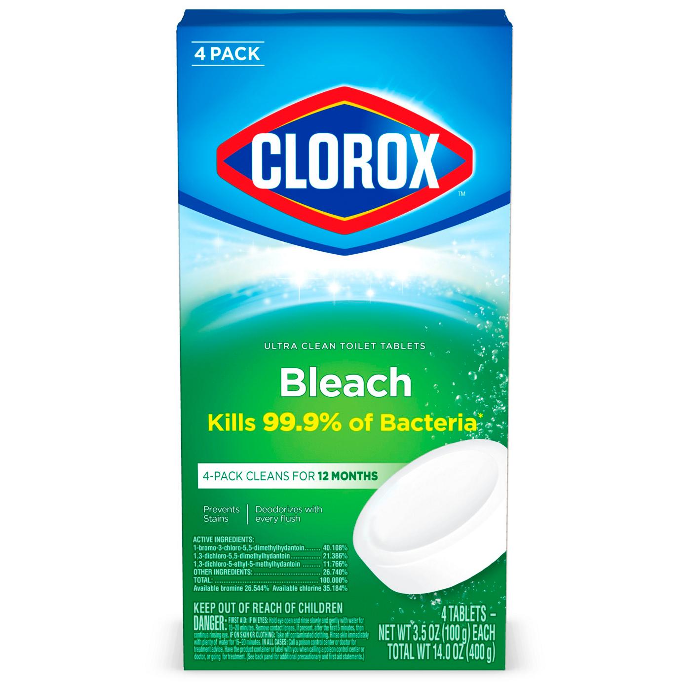 Clorox Bleach Ultra Clean Toilet Tablets; image 1 of 9