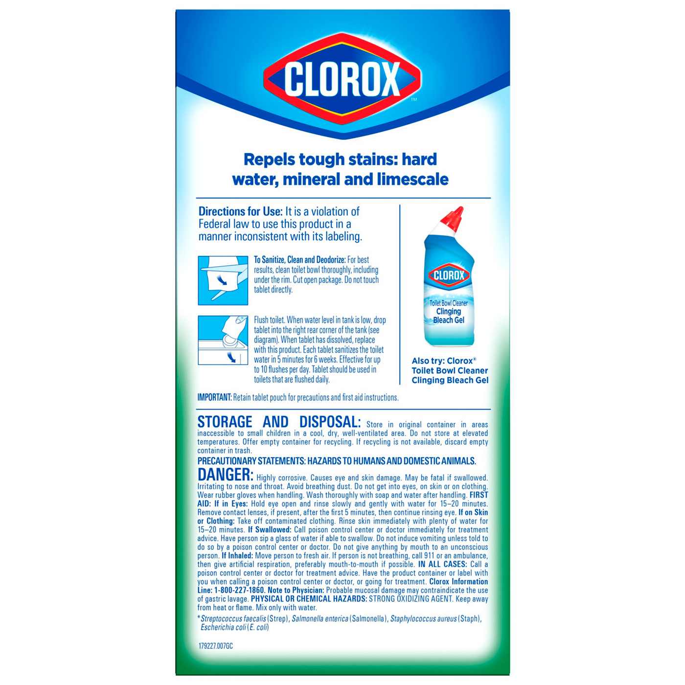 Clorox Bleach Ultra Clean Toilet Tablets; image 2 of 9