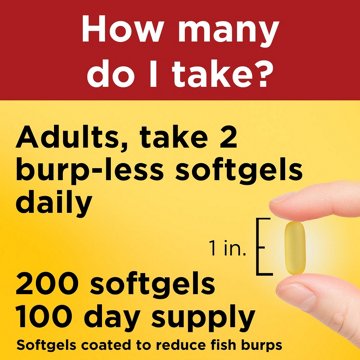Nature Made Burp-Less Fish Oil 1200 mg Liquid Softgels