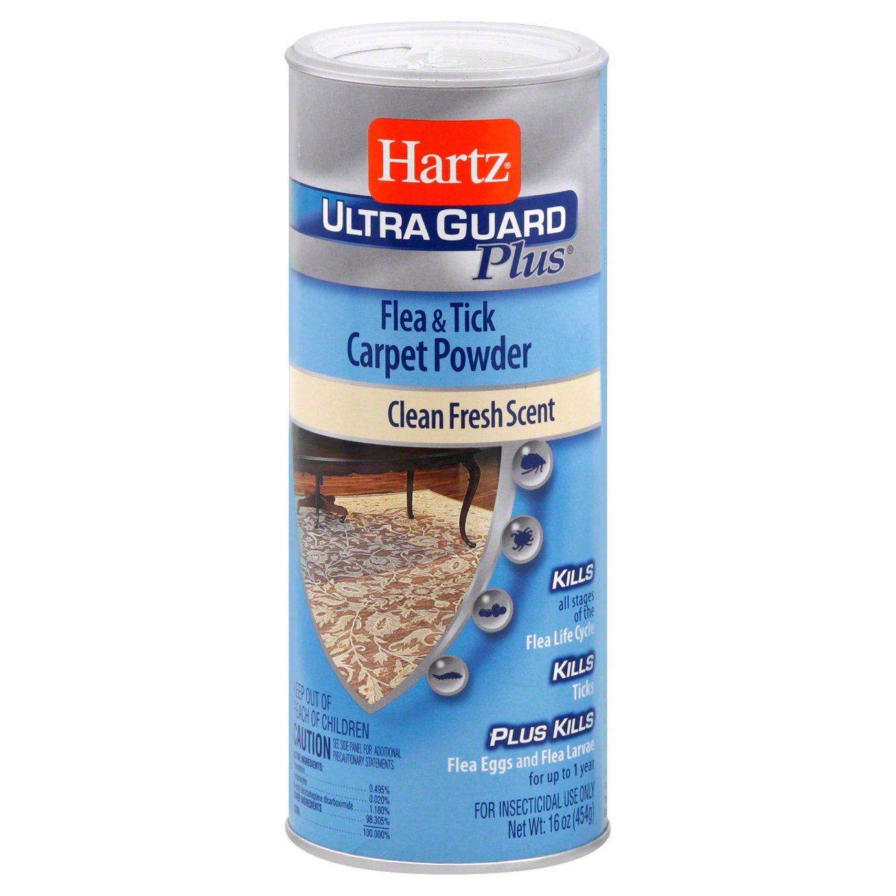 Hartz Ultra Guard Plus Fresh Scent Flea And Tick Carpet Powder Shop Flea Tick Treatments At H E B