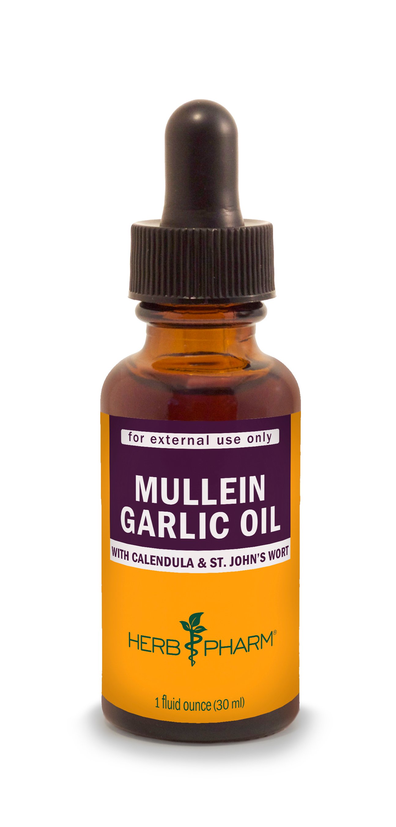 Herb Pharm Mullein Garlic Oil, 1 fl oz