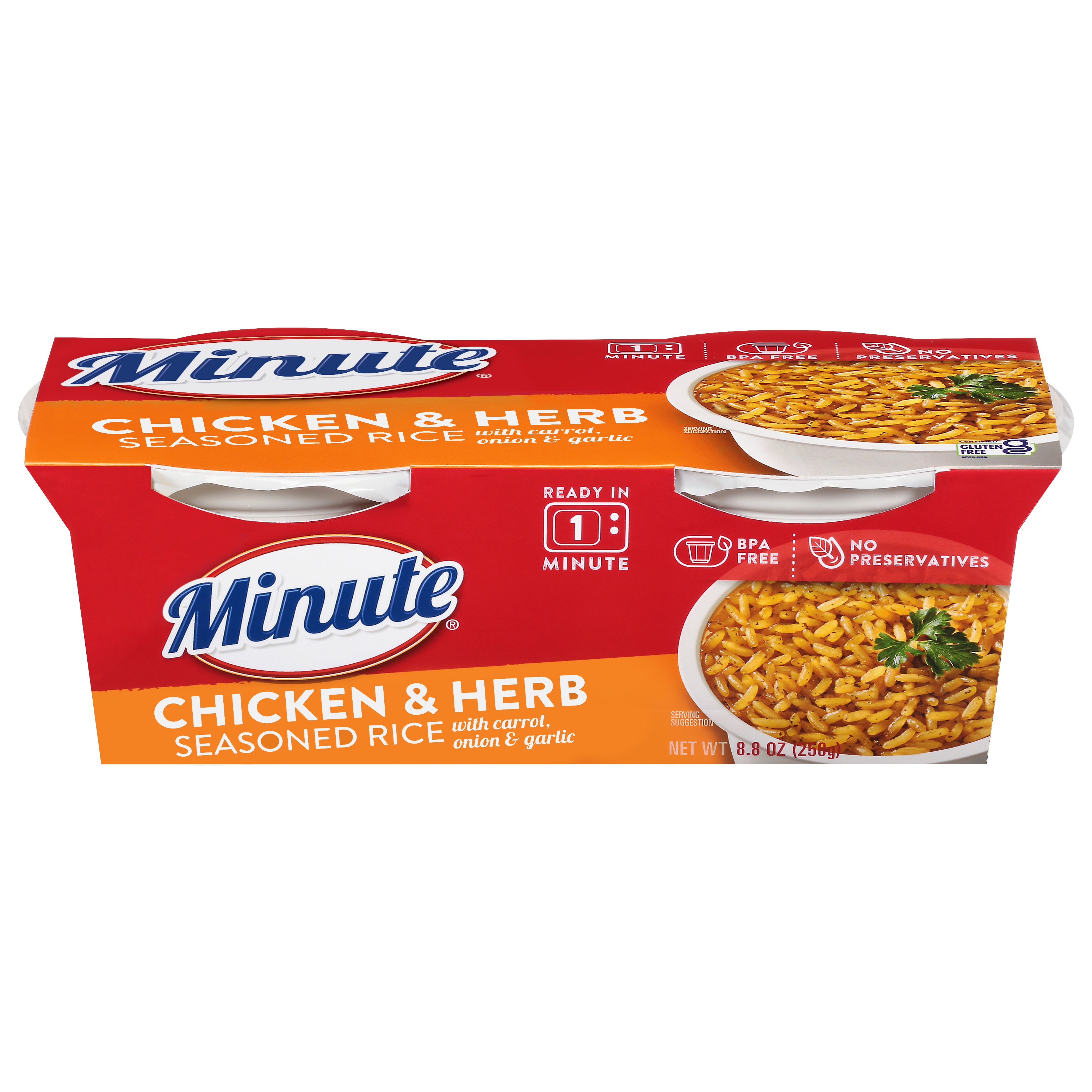 Minute Chicken & Herb Seasoned Rice Cups 8.8 oz