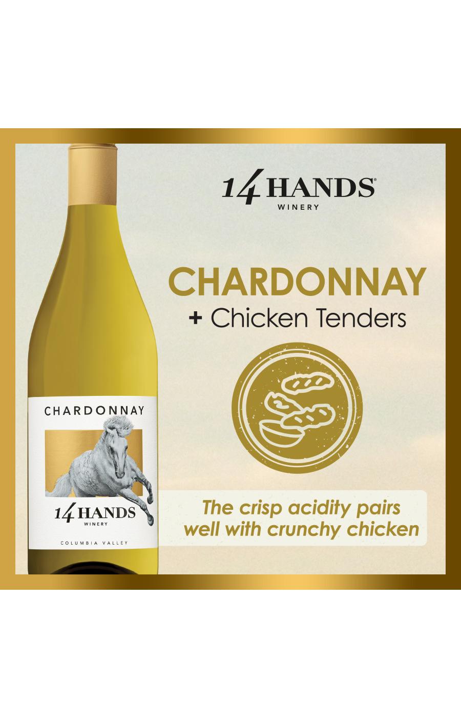 14 Hands Chardonnay Washington White Wine-Chardonnay; image 4 of 6