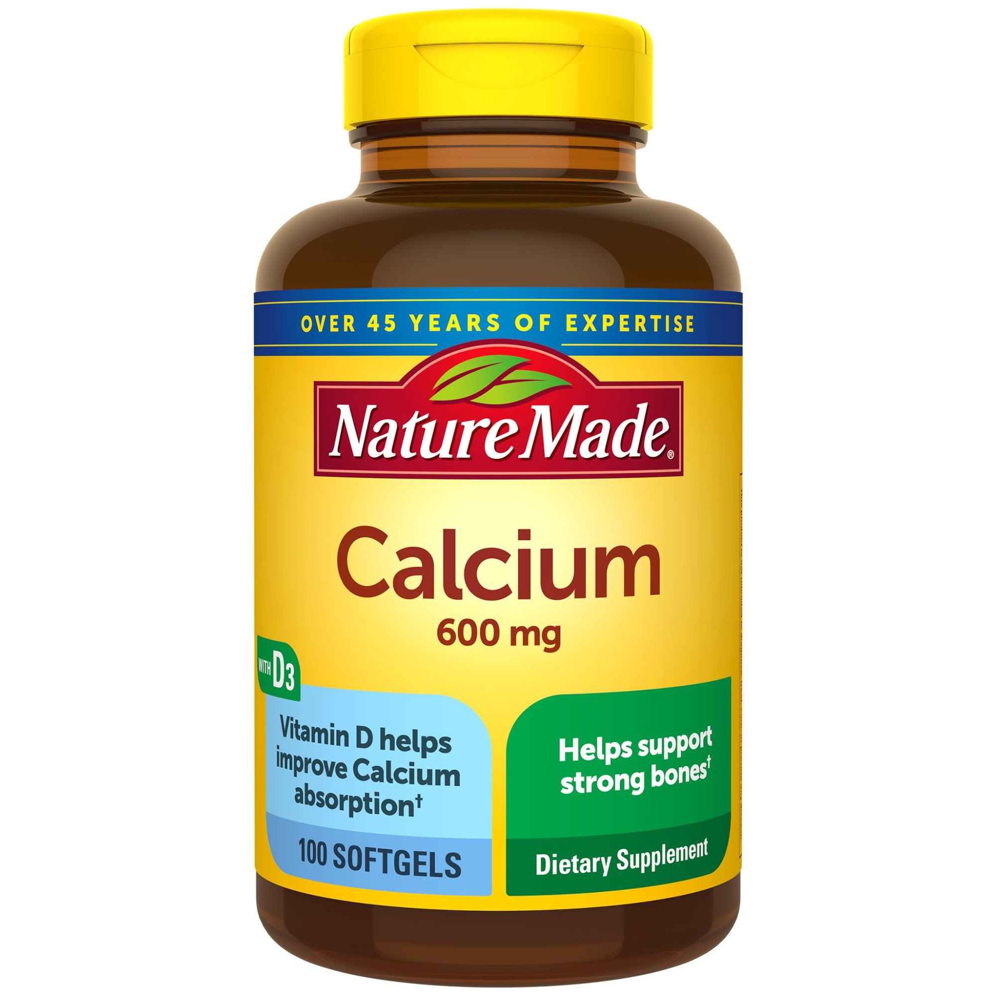 Nature Made Calcium 600 mg Liquid Softgels - Shop Minerals ...