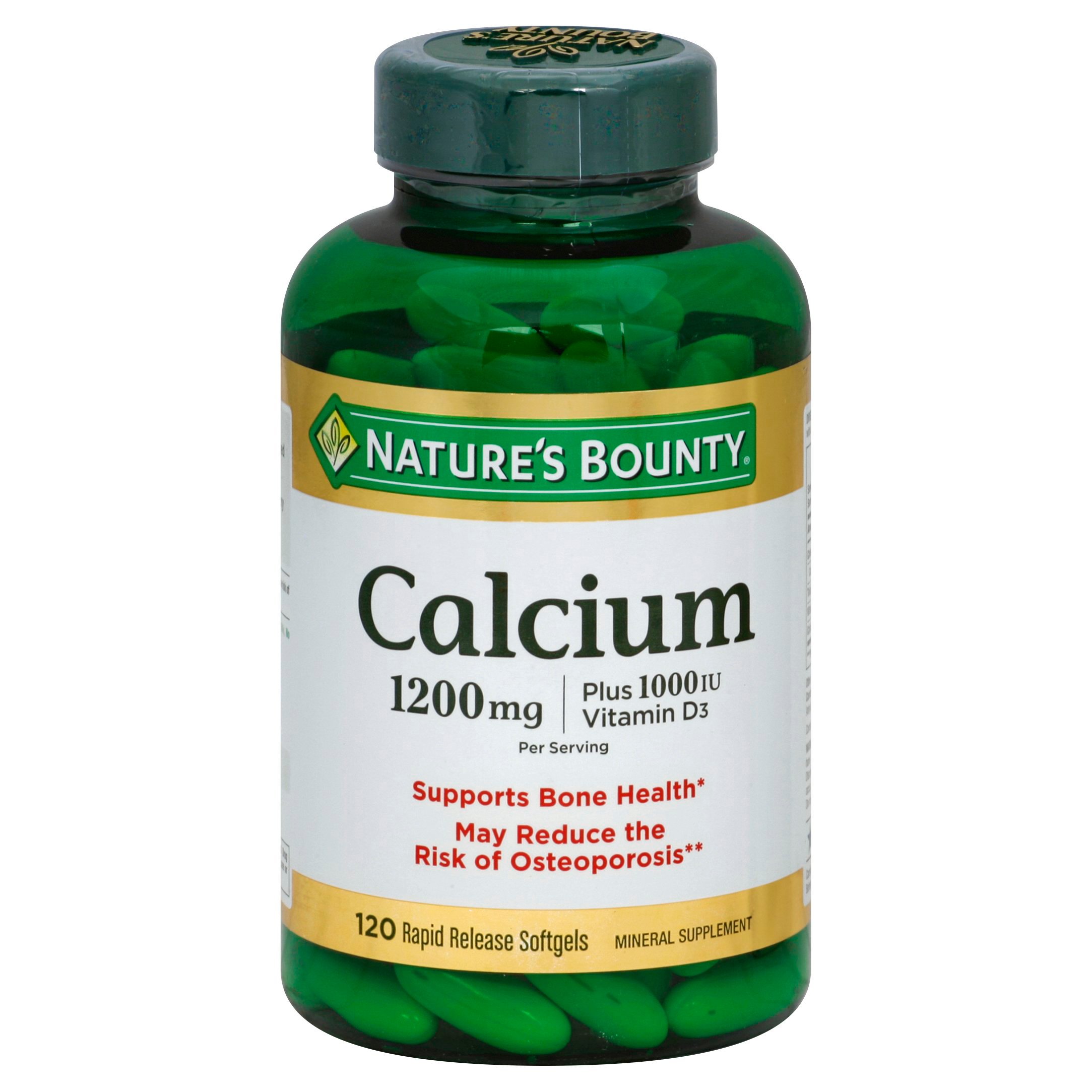 Natures bounty calcium d3