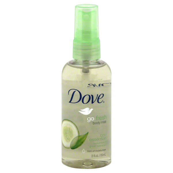 Dove Gofresh Cool Essentials Cucumber And Green Tea Body Mist Shop Deodorant And Antiperspirant 7705