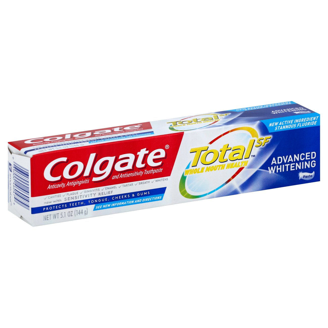 Colgate Total Advanced Whitening Anticavity Fluoride & Antigingivitis ...