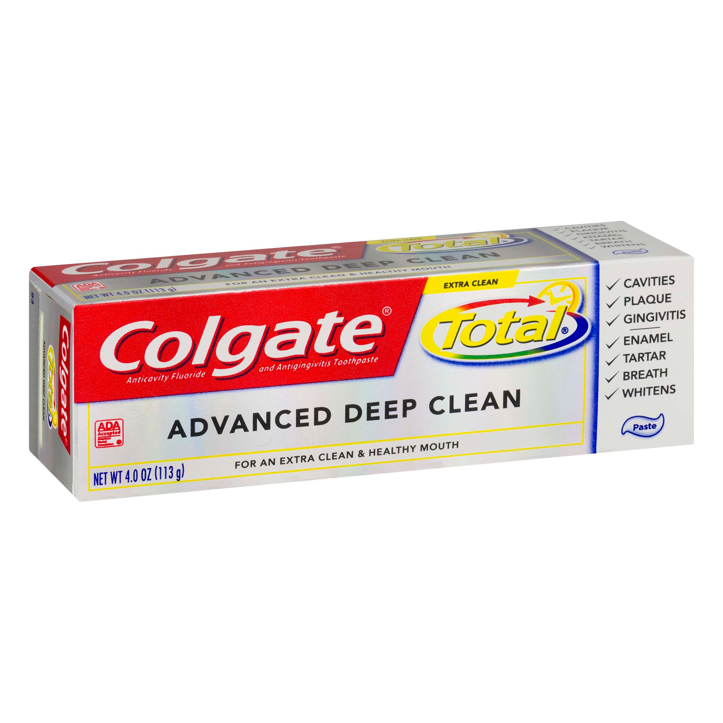 Colgate Total Advanced Deep Clean Toothpaste Shop Oral Hygiene at HEB