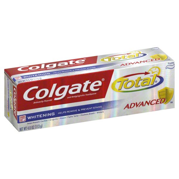 Colgate Total Advanced Whitening Paste Anticavity Fluoride And Antigingivitis Toothpaste Shop 