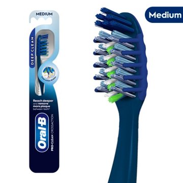 Oral-B Pro Clean Cross Action Toothbrush - Deep Plaque Removal, 1 ct