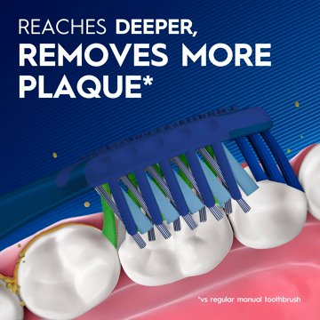Oral-B Pro Clean Cross Action Toothbrush - Deep Plaque Removal, 1 ct