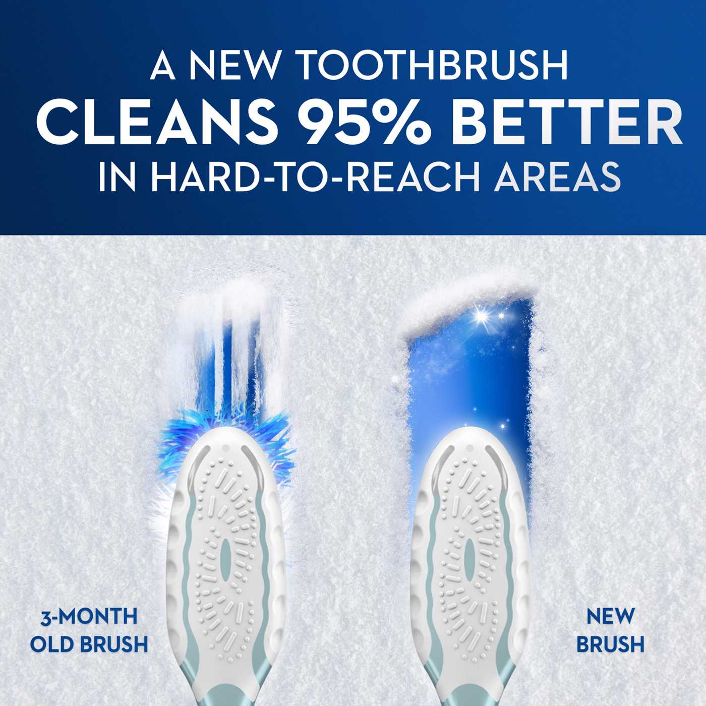 Oral-B CrossAction All In One Medium Toothbrush; image 9 of 10