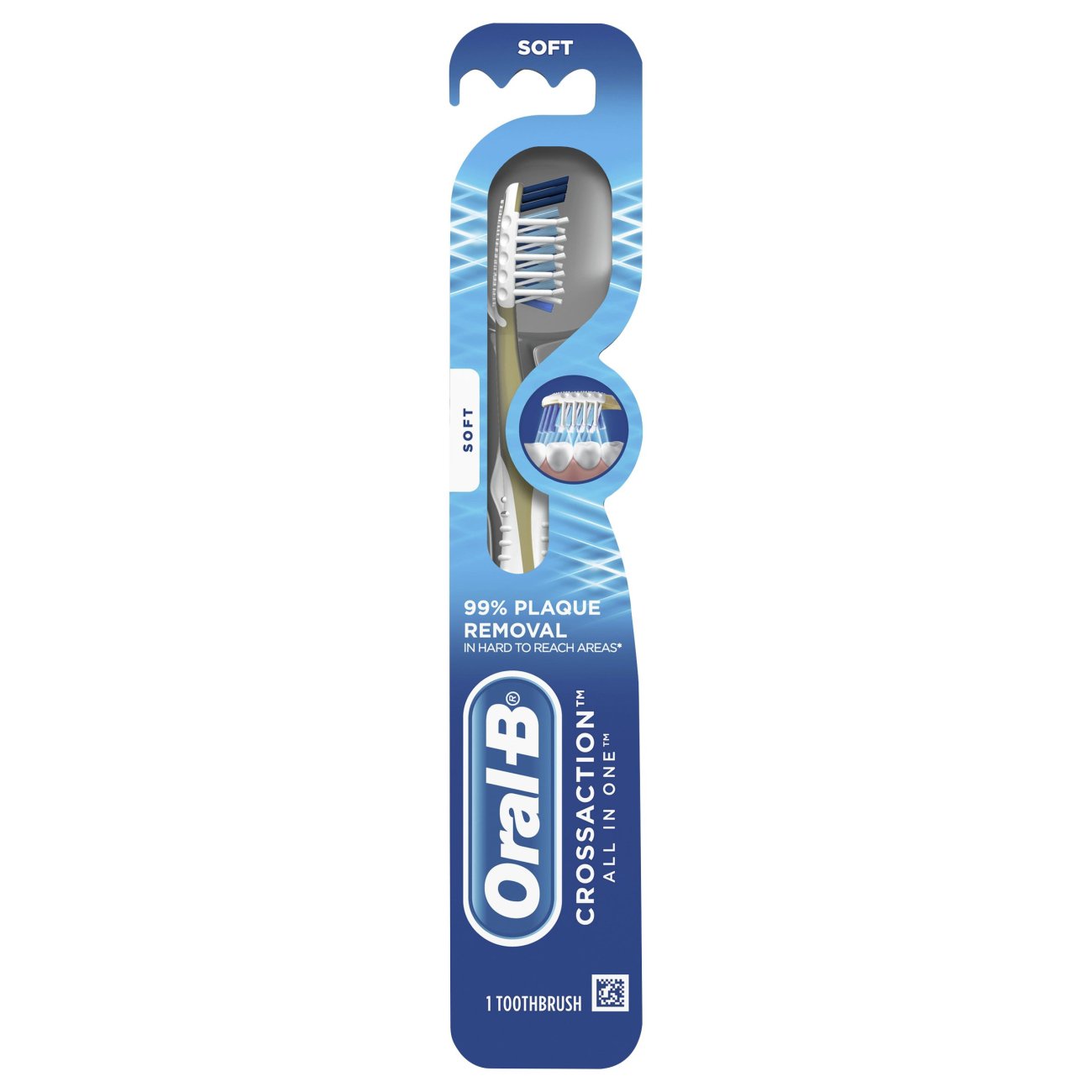 Oral-B CrossAction All In One Toothbrush Soft - Shop Toothbrushes At H-E-B