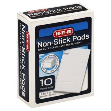 H-E-B Non-stick Sterile Pads, 10 ct