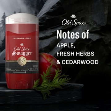 Old Spice Red Collection Deodorant for Men, Swagger Scent, Aluminum Free, 3.0oz