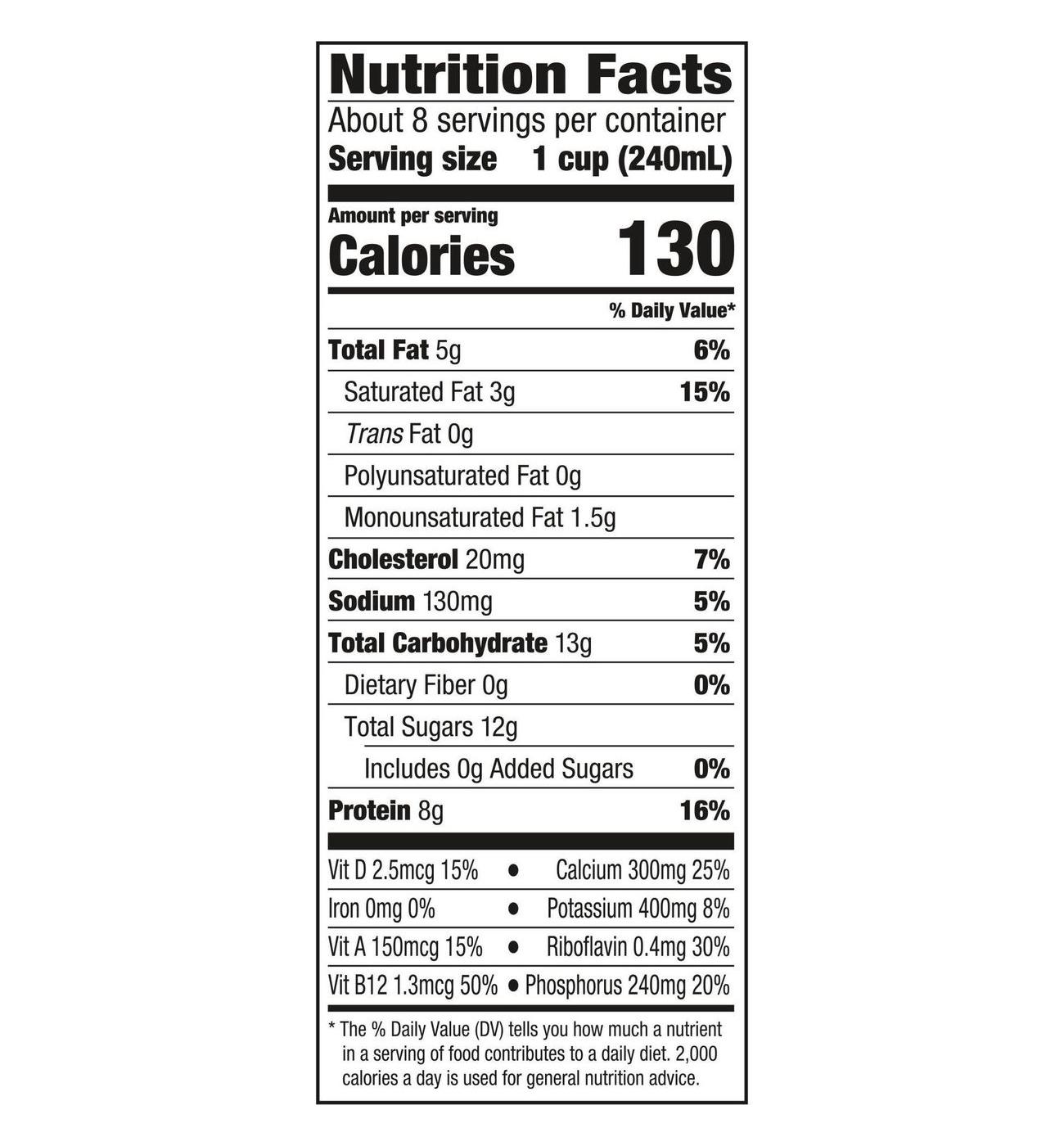 Horizon Organic Lactose Free Milk, 2% Reduced Fat Milk; image 2 of 6