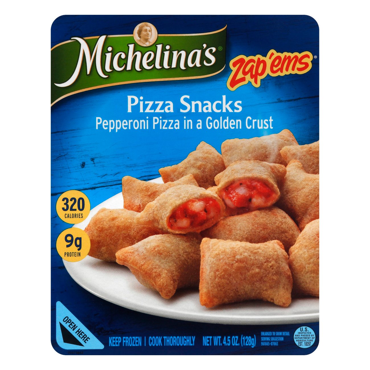 Michelina's Zap 'ems Gourmet Pizza Snacks Shop Entrees & Sides at HEB