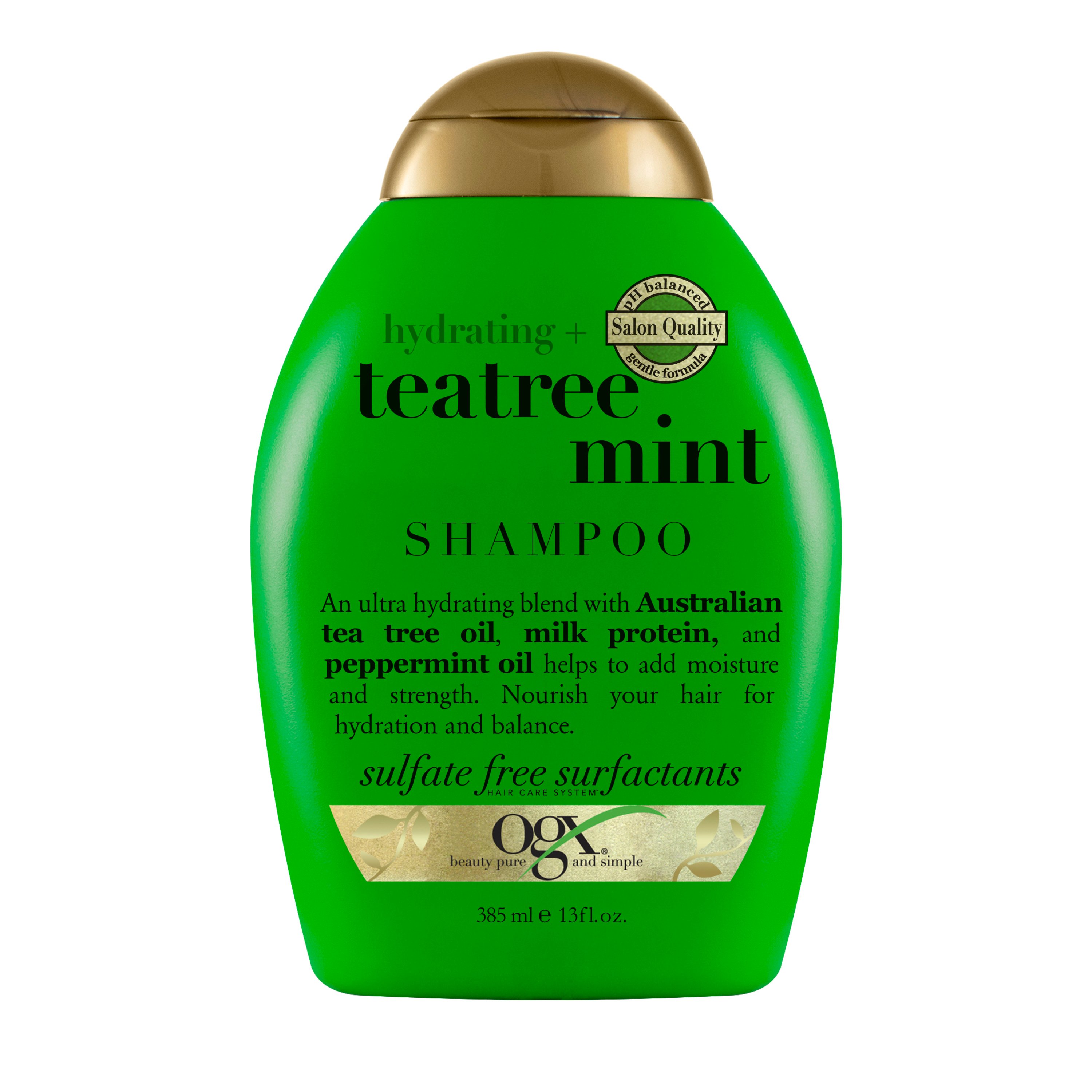 Specificitet Overgang Efterligning OGX Hydrating + Teatree Mint Shampoo - Shop Shampoo & Conditioner at H-E-B
