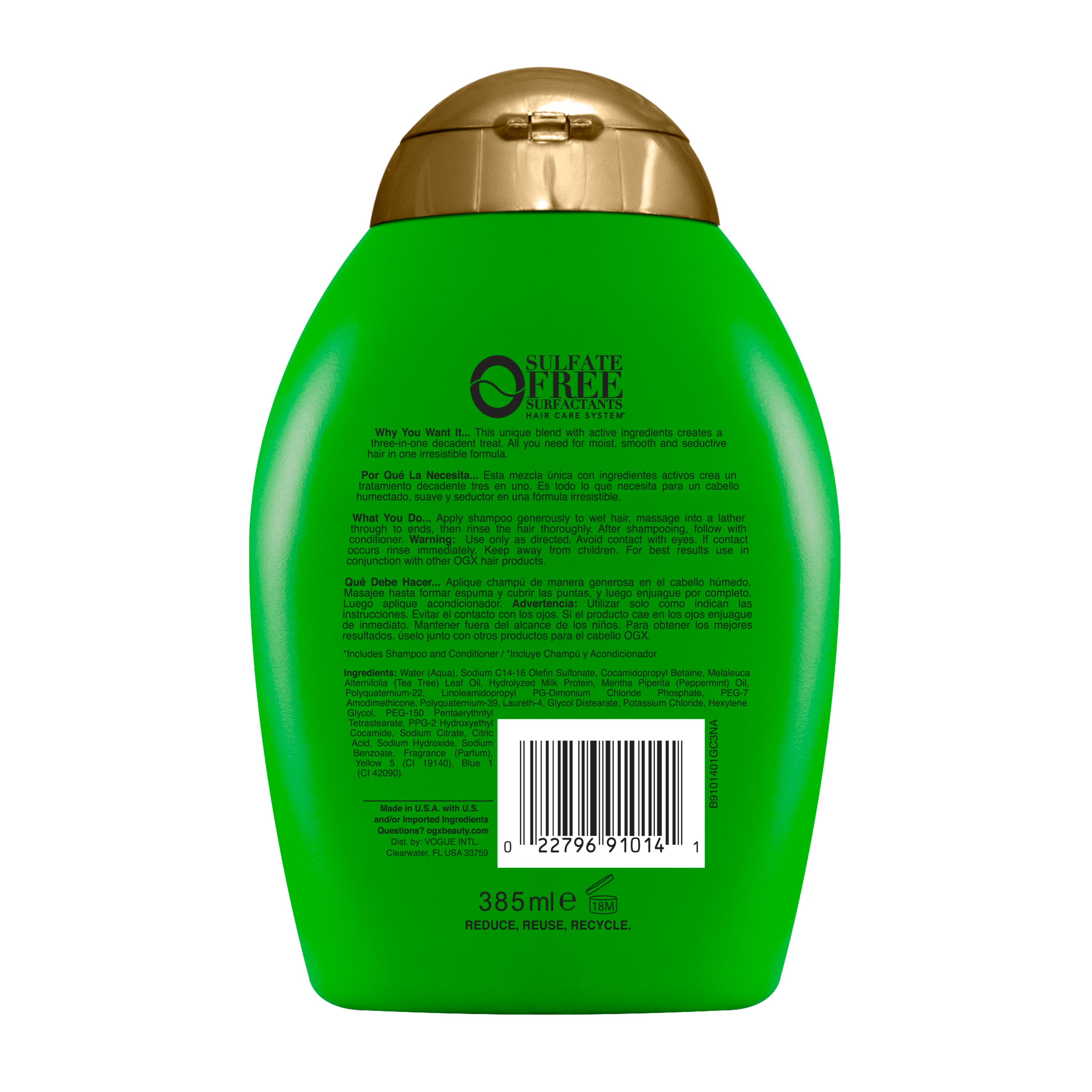OGX Hydrating + Mint Shampoo - Shop Shampoo & Conditioner H-E-B