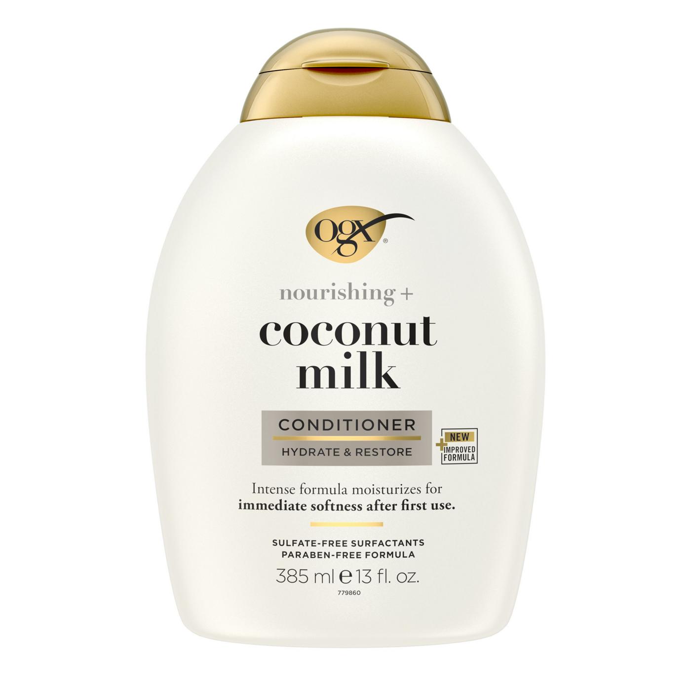 OGX Nourishing Coconut Milk Conditioner - Shop Shampoo & Conditioner at