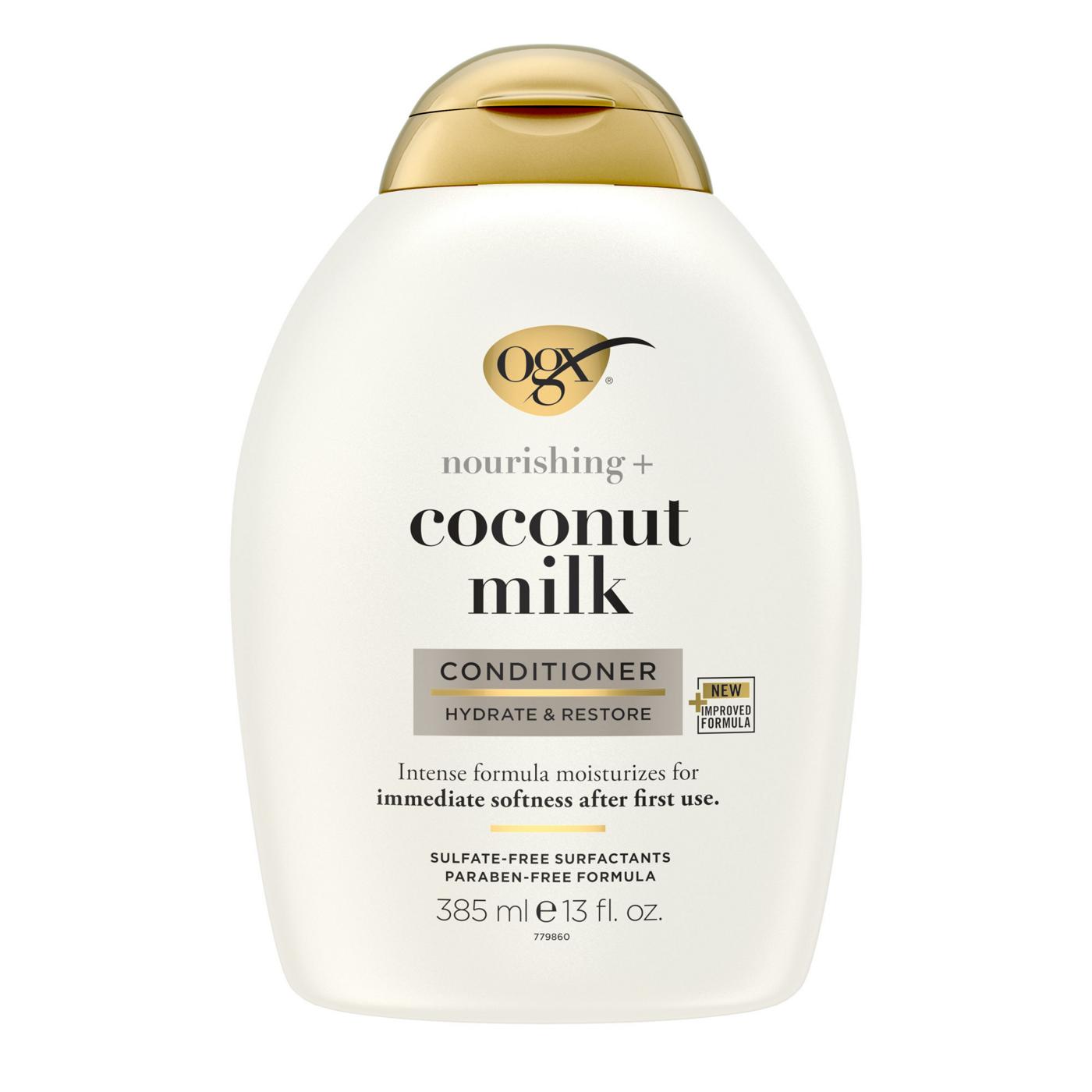 OGX Nourishing + Coconut Milk Moisturizing Conditioner; image 1 of 8