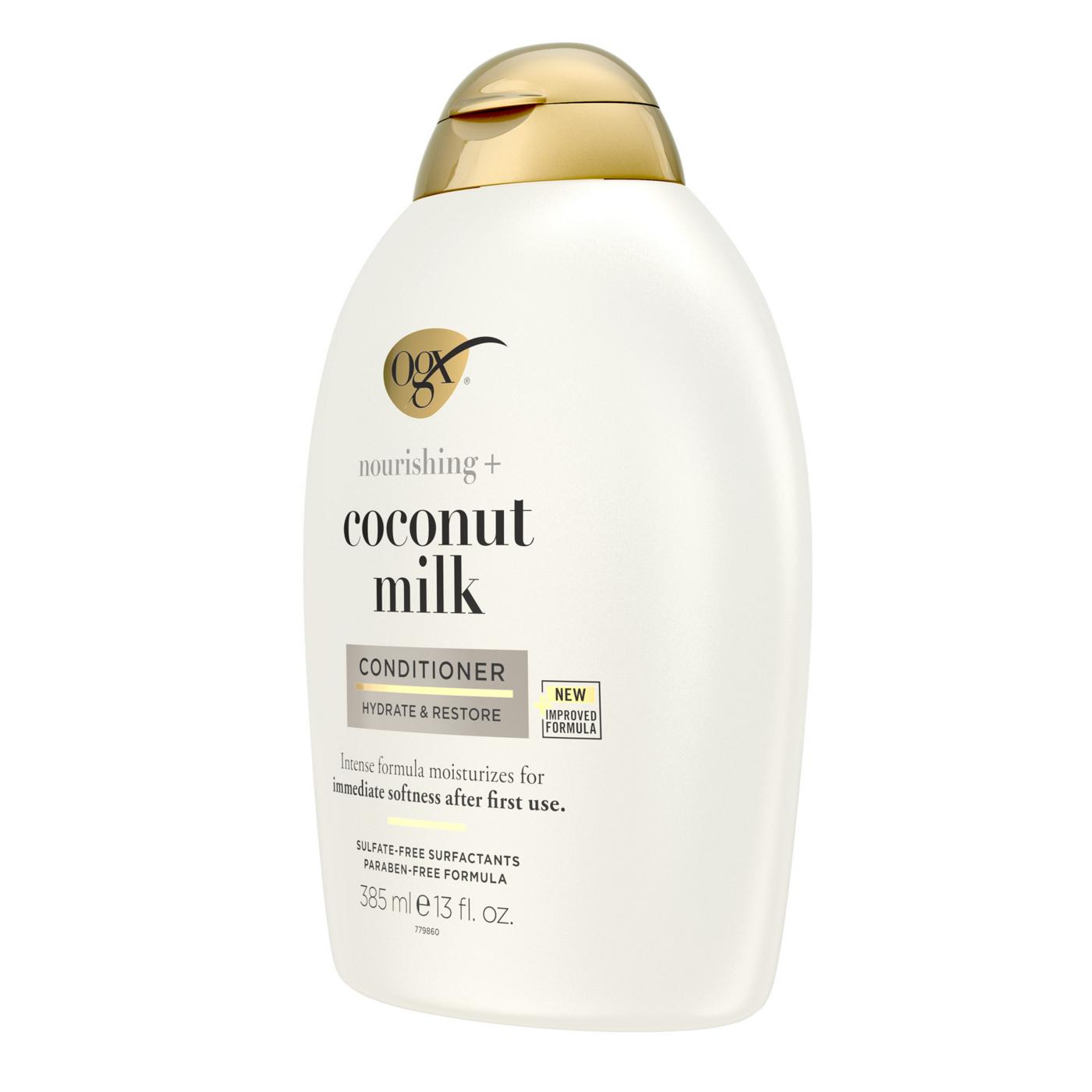 OGX Nourishing + Coconut Milk Moisturizing Conditioner; image 8 of 8