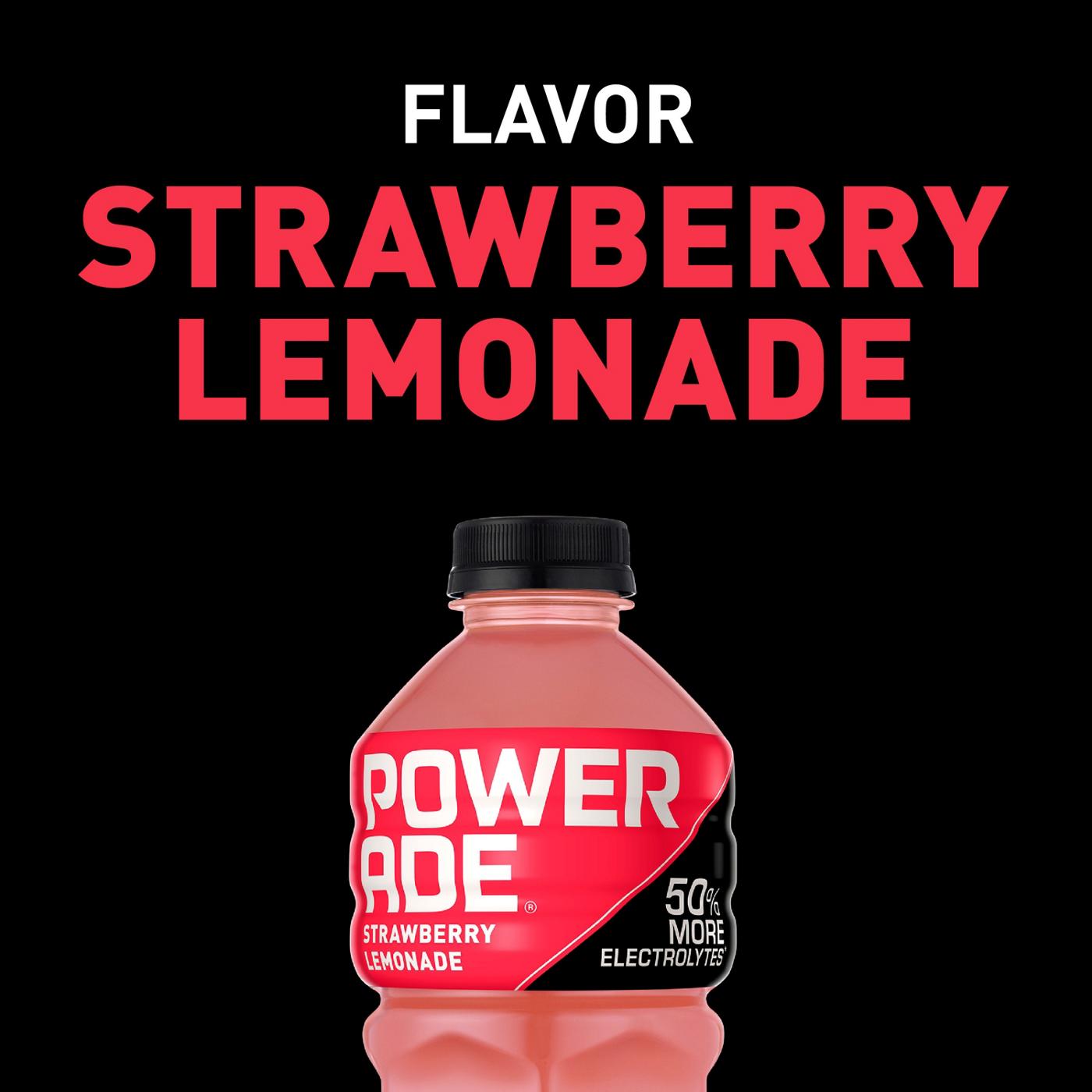 Powerade Strawberry Lemonade Sports Drink; image 2 of 7