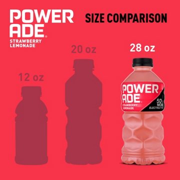 Powerade Strawberry Lemonade Electrolyte Sports Drink