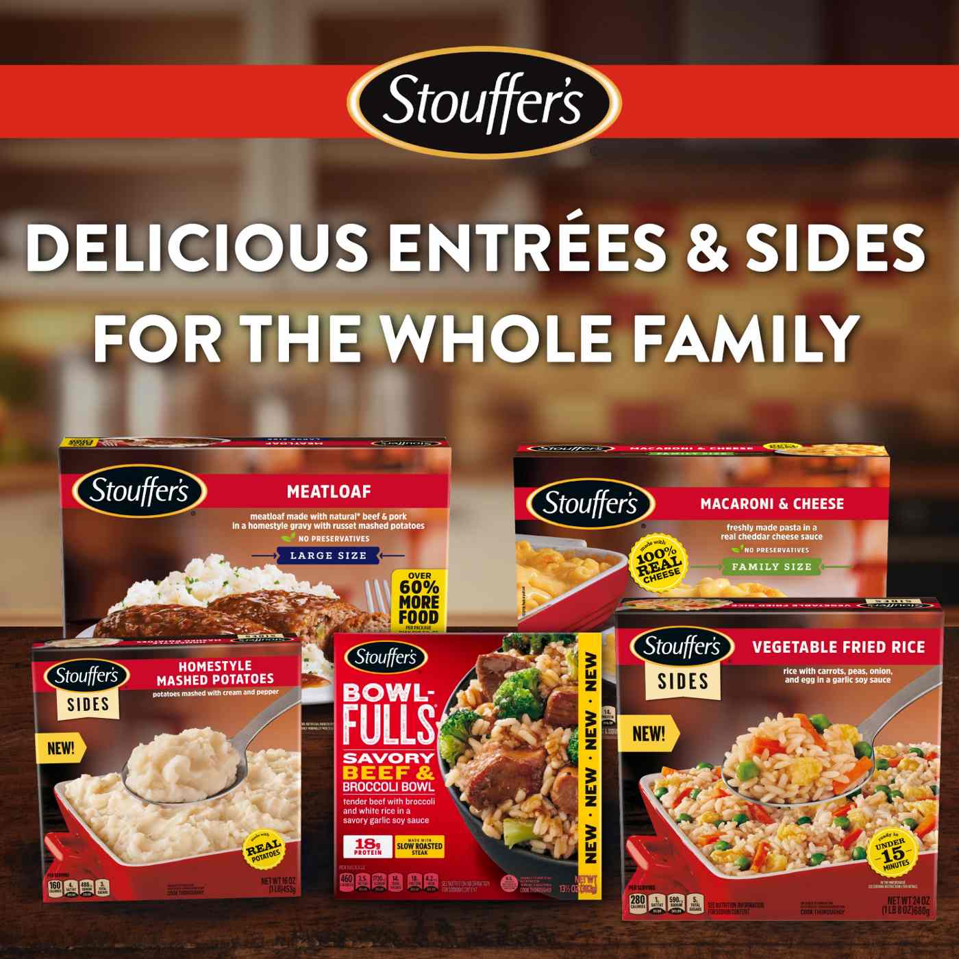 Stouffer's Meatloaf & Mashed Potatoes Frozen Meal - Large Size; image 5 of 7