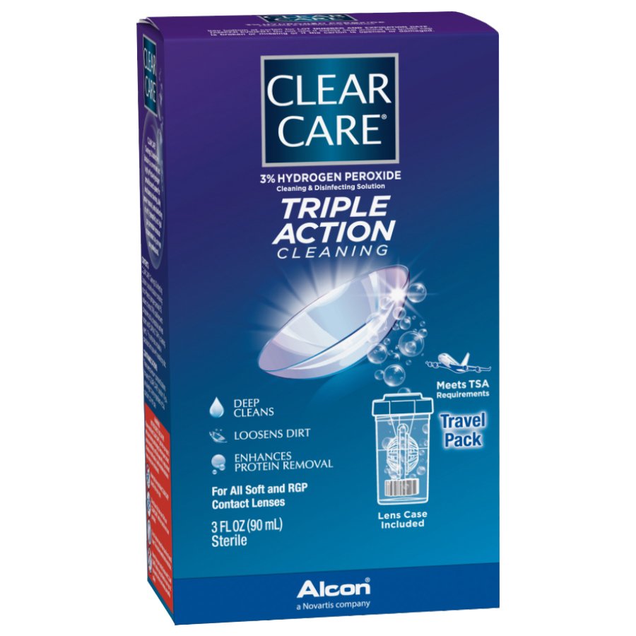 CLEAR CARE Cleaning & Disinfecting Solution with Lens Cup Shop