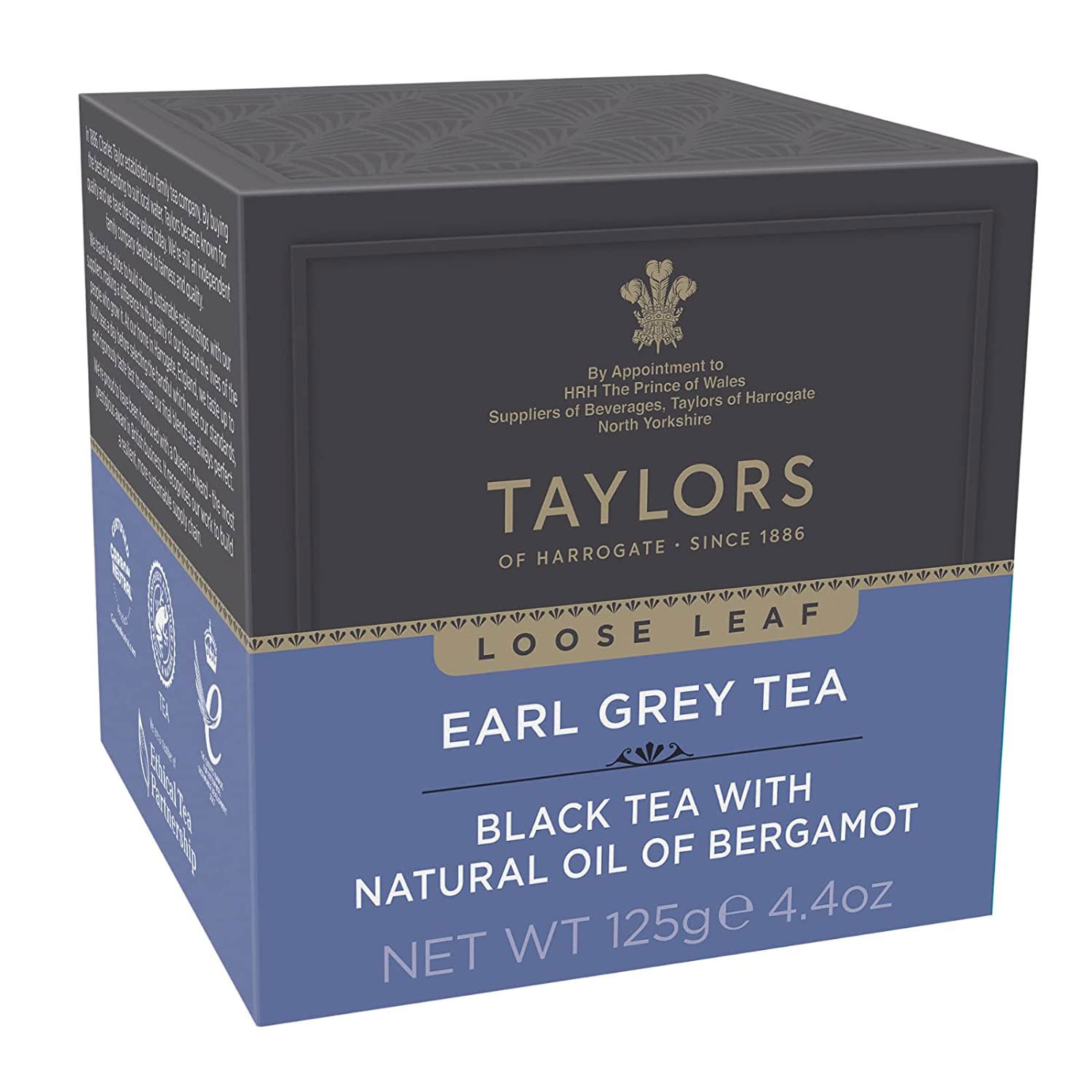 Taylors of Harrogate Earl Grey Loose Leaf Tea, 4.4 oz | Central