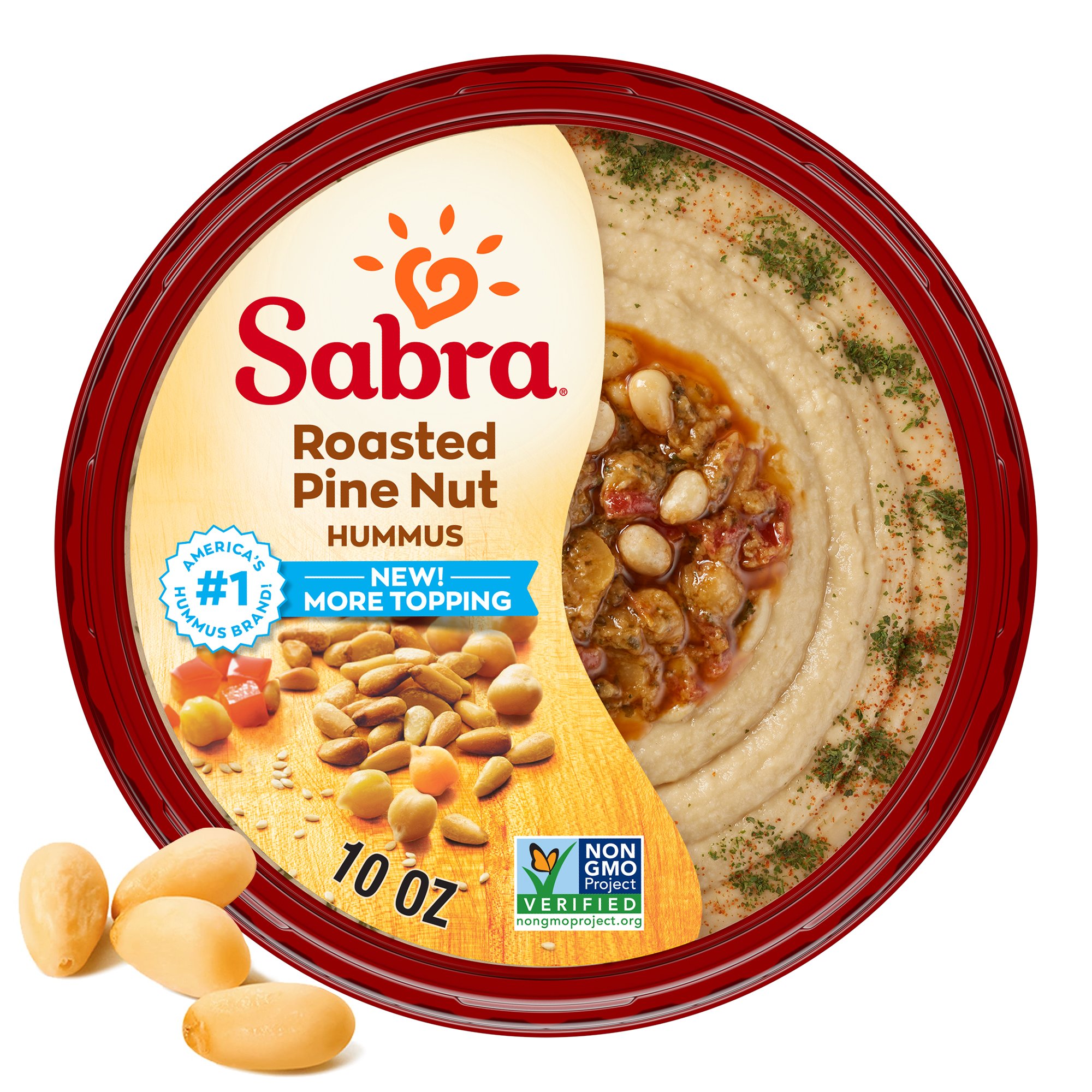 Sabra Roasted Pine Nut Hummus - Shop Dip at H-E-B