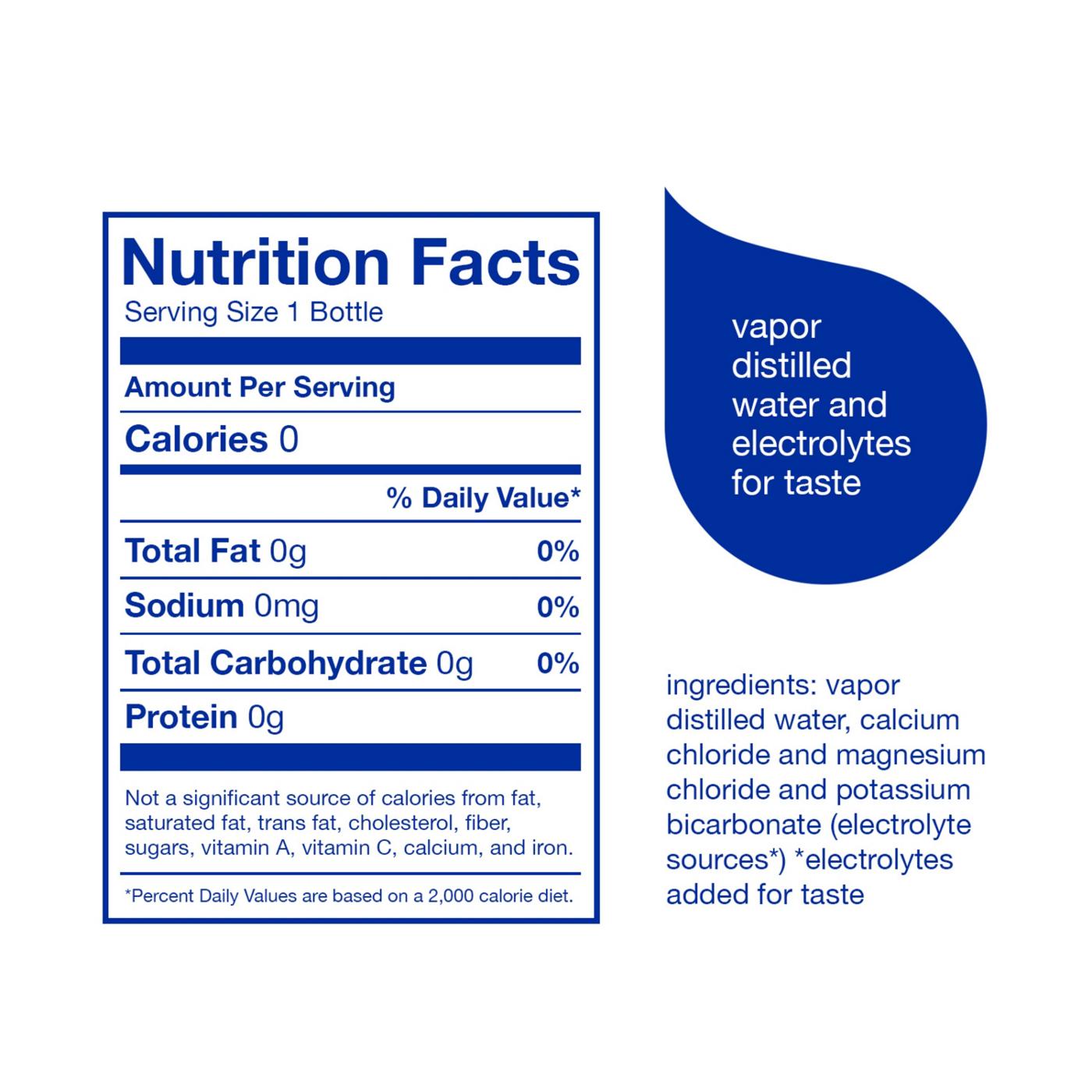 Glaceau Smartwater Vapor Distilled Electrolyte Water; image 2 of 4