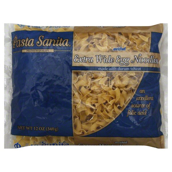 Pasta Sanita Extra Wide Egg Noodles Shop Pasta at HEB