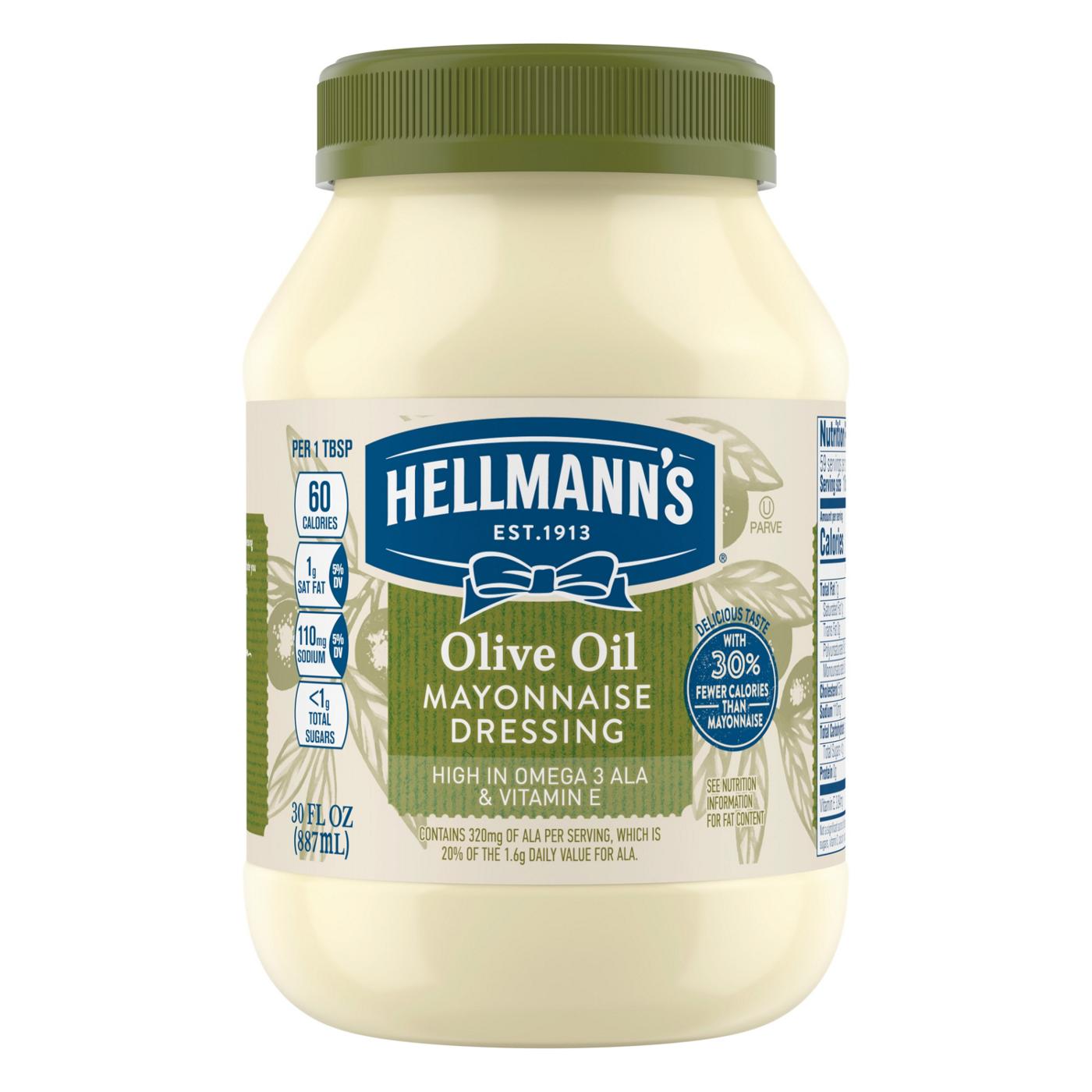 Hellmann's Mayonnaise Dressing with Olive Oil; image 1 of 6