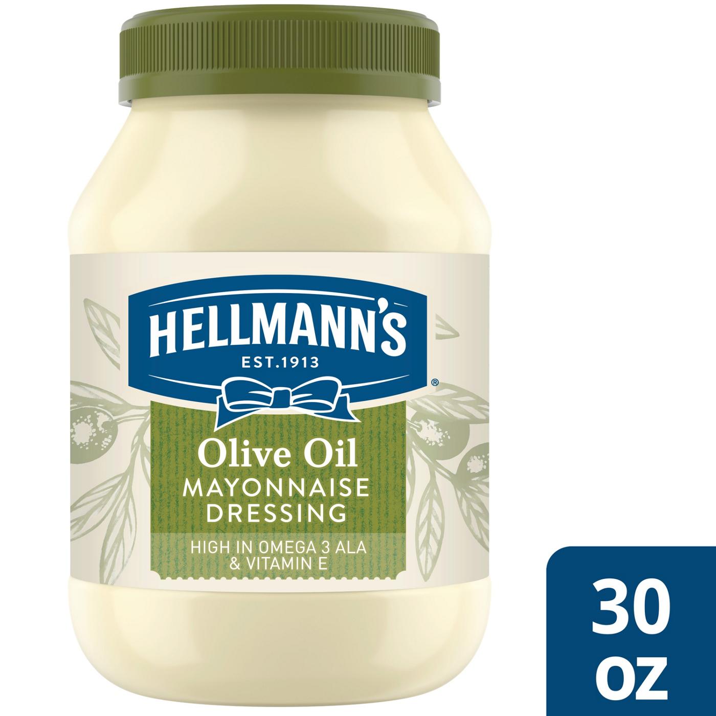 Hellmann's Mayonnaise Dressing with Olive Oil; image 2 of 9