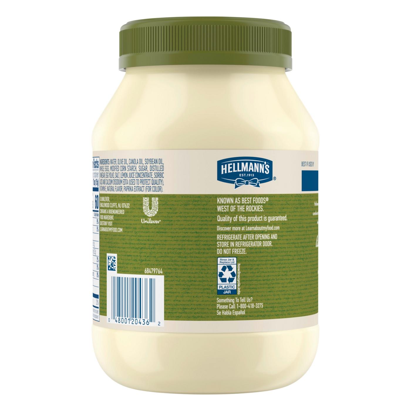 Hellmann's Mayonnaise Dressing with Olive Oil; image 8 of 9