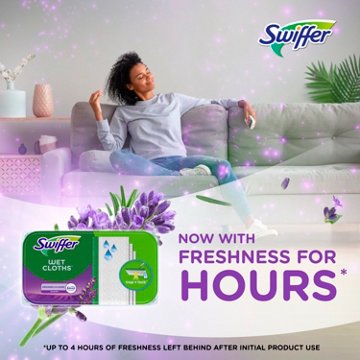 Swiffer Sweeper Lavender & Vanilla Wet Mopping Cloths, 24 ct