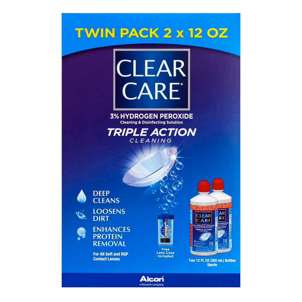 CLEAR CARE Cleaning & Disinfecting Solution with Lens Cup Shop