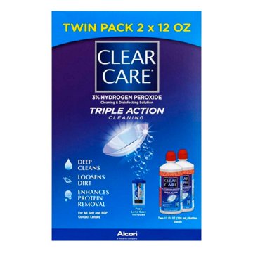 CLEAR CARE Triple Action Cleaning & Disinfecting Solution - Shop