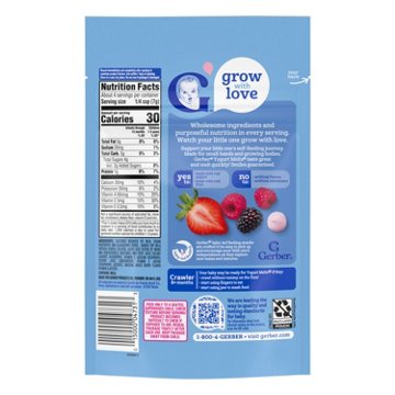 Gerber Snacks for Baby Yogurt Melts - Mixed Berries, 1 oz