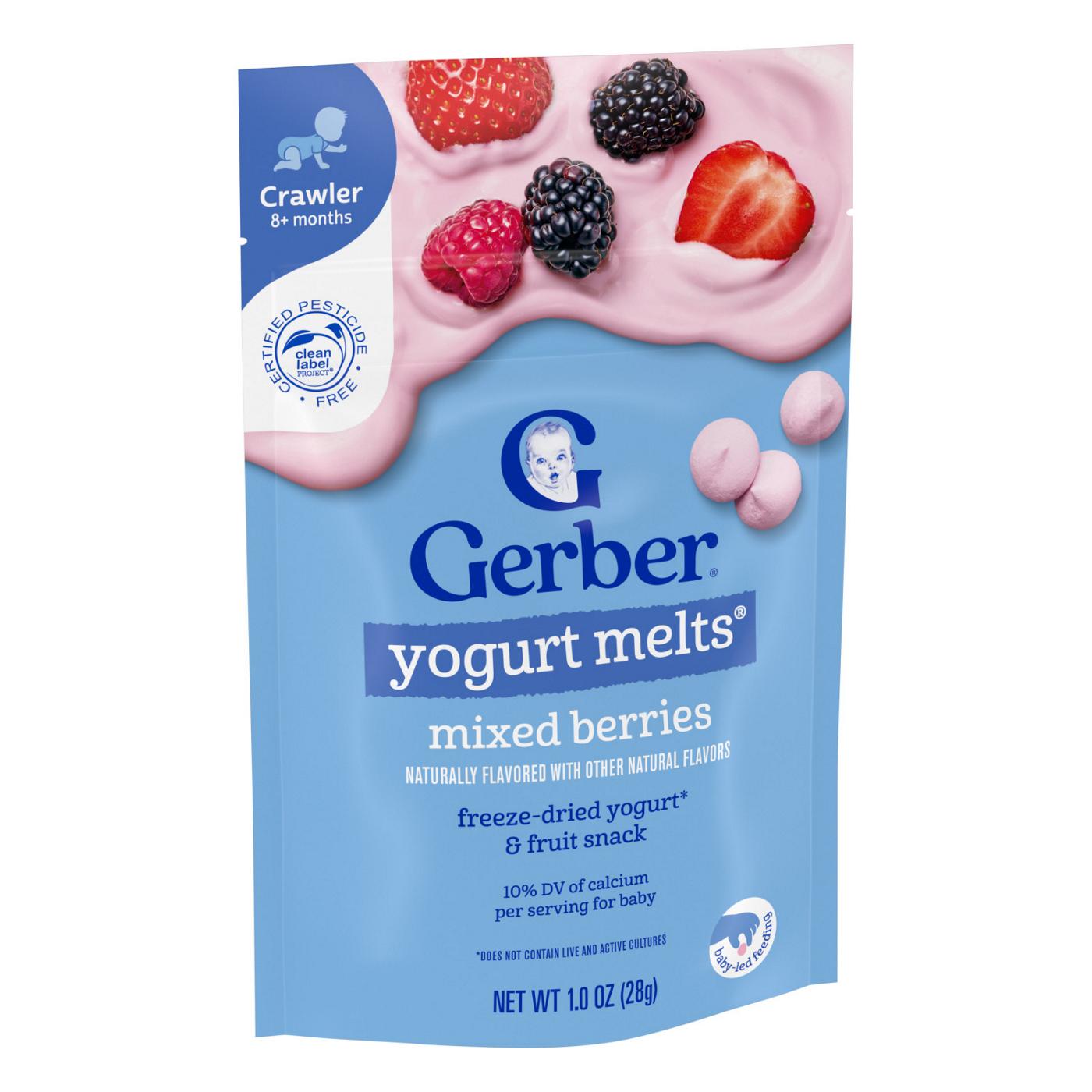 Gerber Snacks for Baby Yogurt Melts - Mixed Berries; image 7 of 8