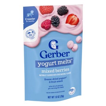 Gerber Snacks for Baby Yogurt Melts - Mixed Berries, 1 oz